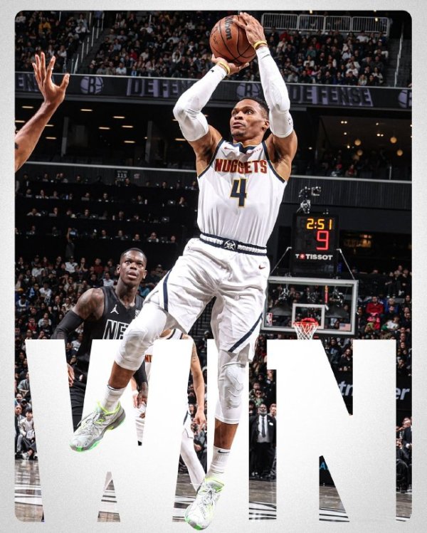 九游会 约基奇29+18+16威少22分 掘金加时险胜篮网