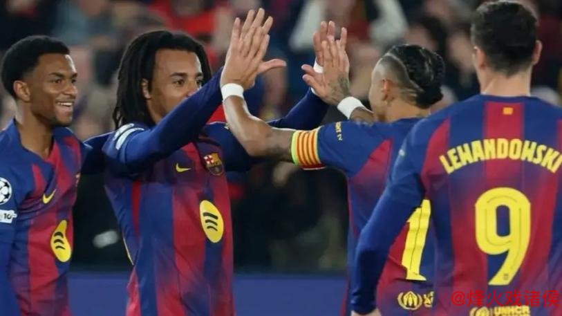 巴萨2-1逆转!孔德头球双响 创造欧冠历史 亚马尔+拉什福德送助攻 巴萨2-1逆转!孔德头球双响 创造欧冠历史 亚马尔+拉什福德送助攻