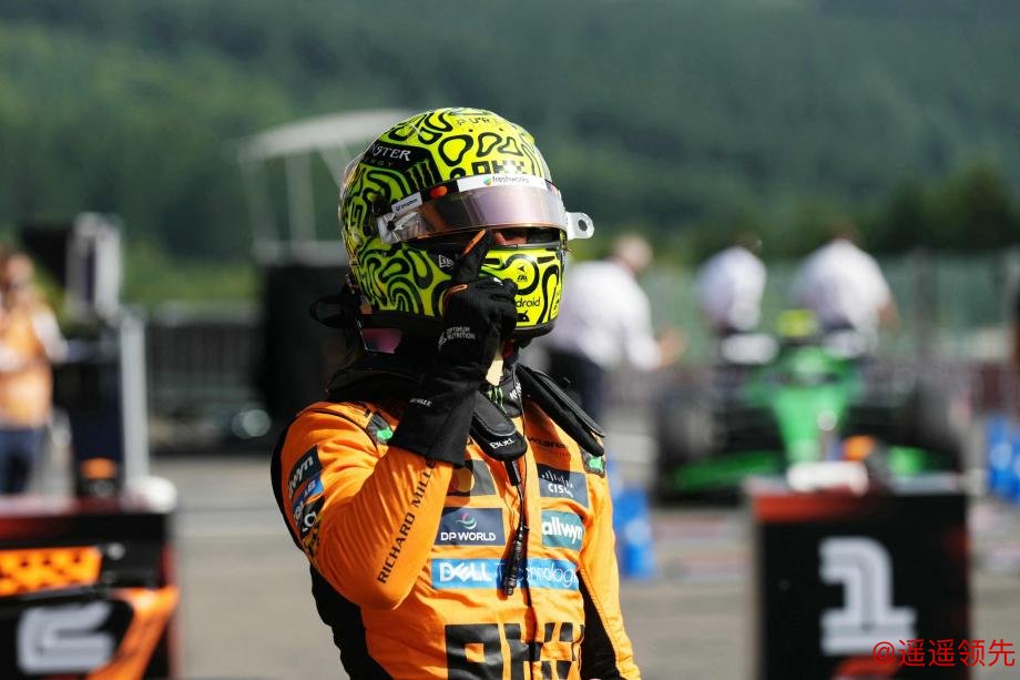 [图]F1比利时站排位赛：诺里斯夺杆位 皮亚斯特里第二